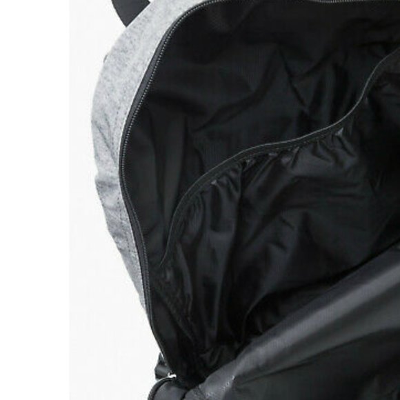 😳SALE😳 Calvin Klein Monogram Logo Ck Jersey Backpack Gray 4630 0170 008 - Picture 3 of 4